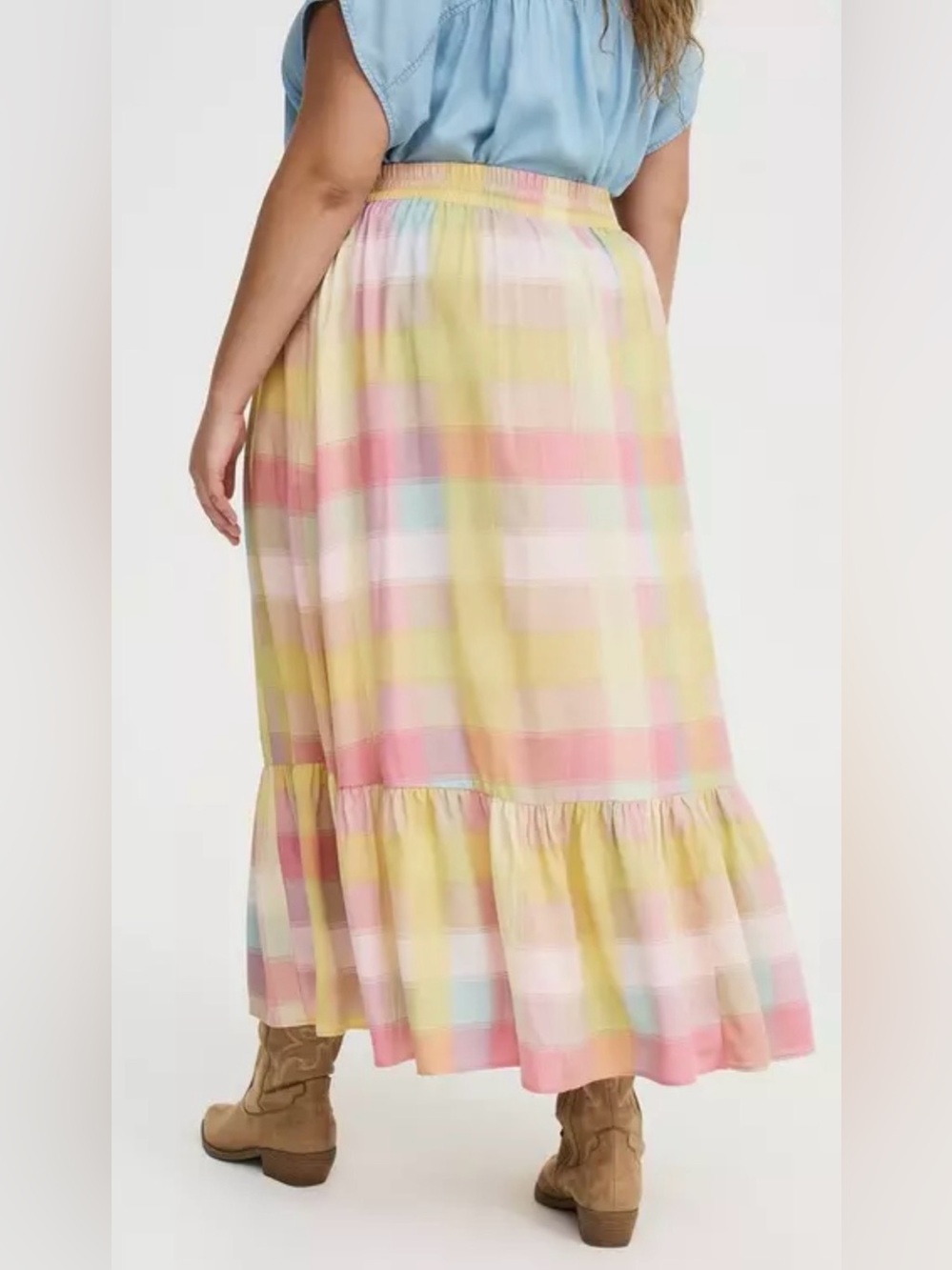 Torrid Pastel Plaid Maxi Skirt
SIZE 2 = 18/20 **LIKE NEW** - Picture 8 of 13